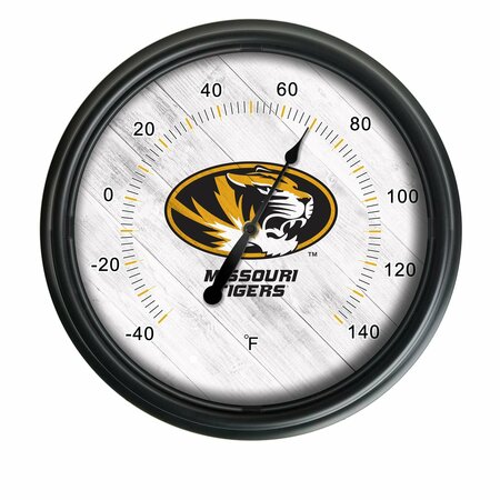 HOLLAND BAR STOOL CO University of Missouri Indoor/Outdoor LED Thermometer ODThrm14BK-08Mizzou